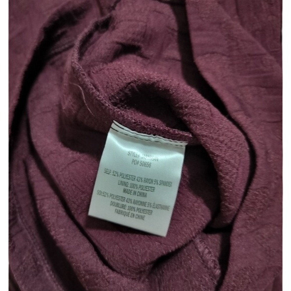 New Anthropologie Jumpsuit Eva Franco Textured Mock Neck Plu Size XS - Picture 17 of 17